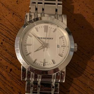 Burberry women’s stainless steel watch